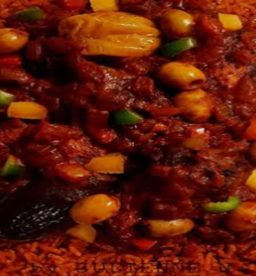 Riz à la viande rouge